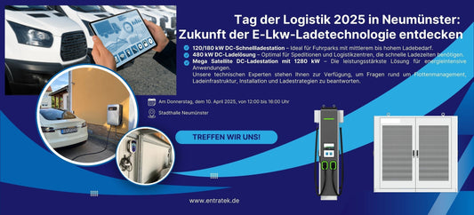 Tag der Logistik 2025 in NeumĂŒnster: Zukunft der E-Lkw-Ladetechnologie entdecken