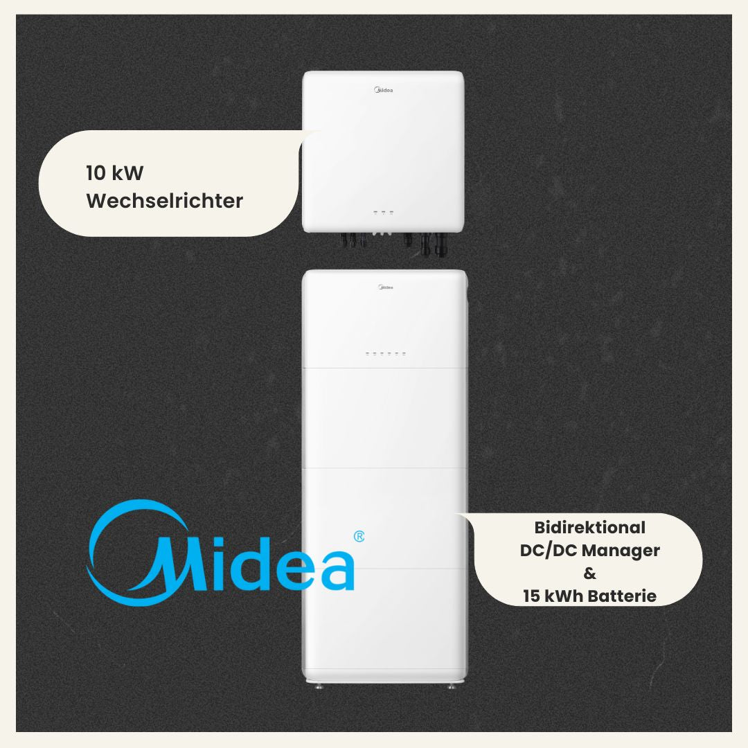 Midea MHELIOS Heim-Energiespeichersystem 10 kW+5/10/15/20 kWh