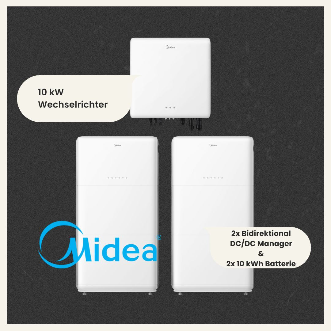 Midea MHELIOS Heim-Energiespeichersystem 10 kW+5/10/15/20 kWh