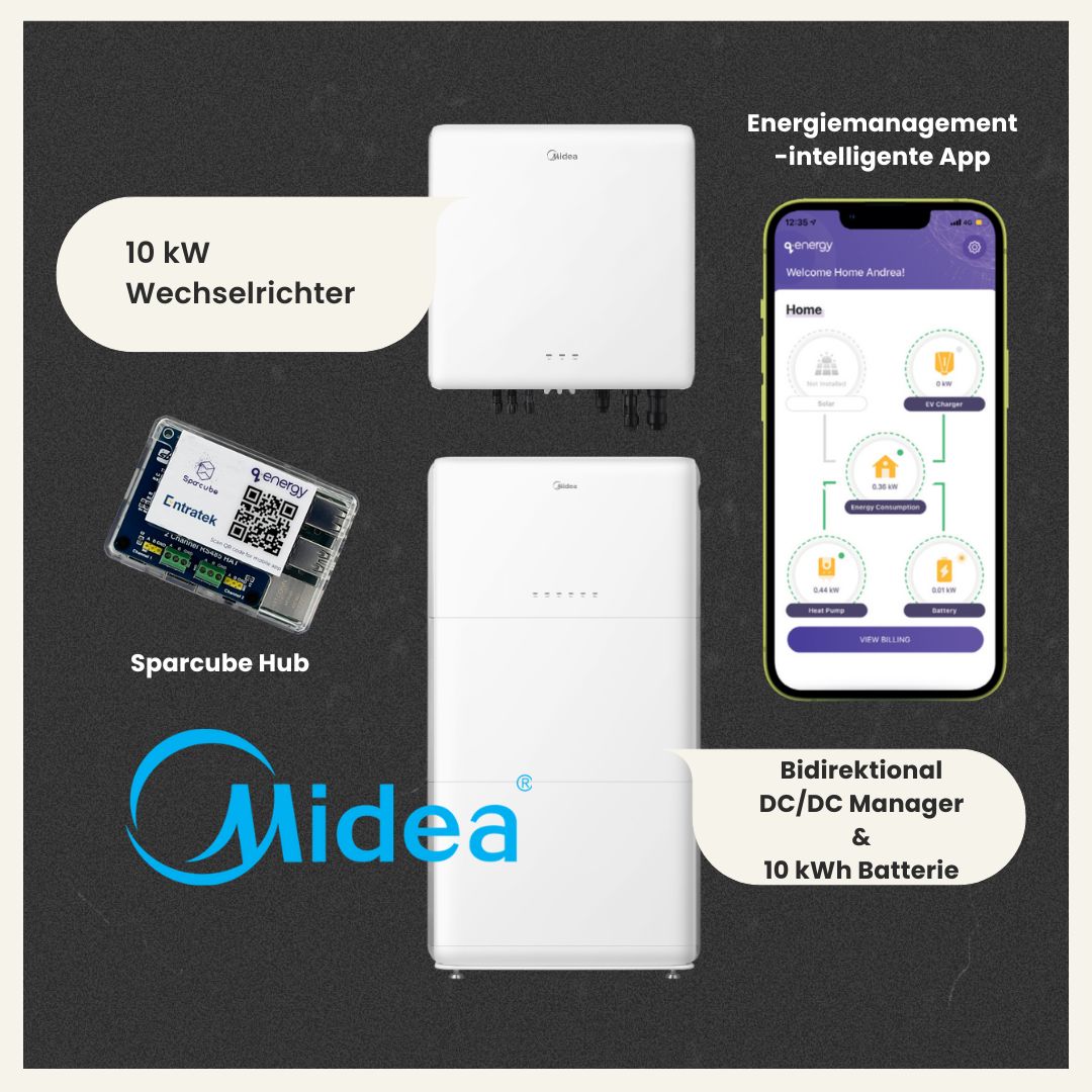 Midea MHELIOS Heim-Energiespeichersystem 10 kW+5/10/15/20 kWh