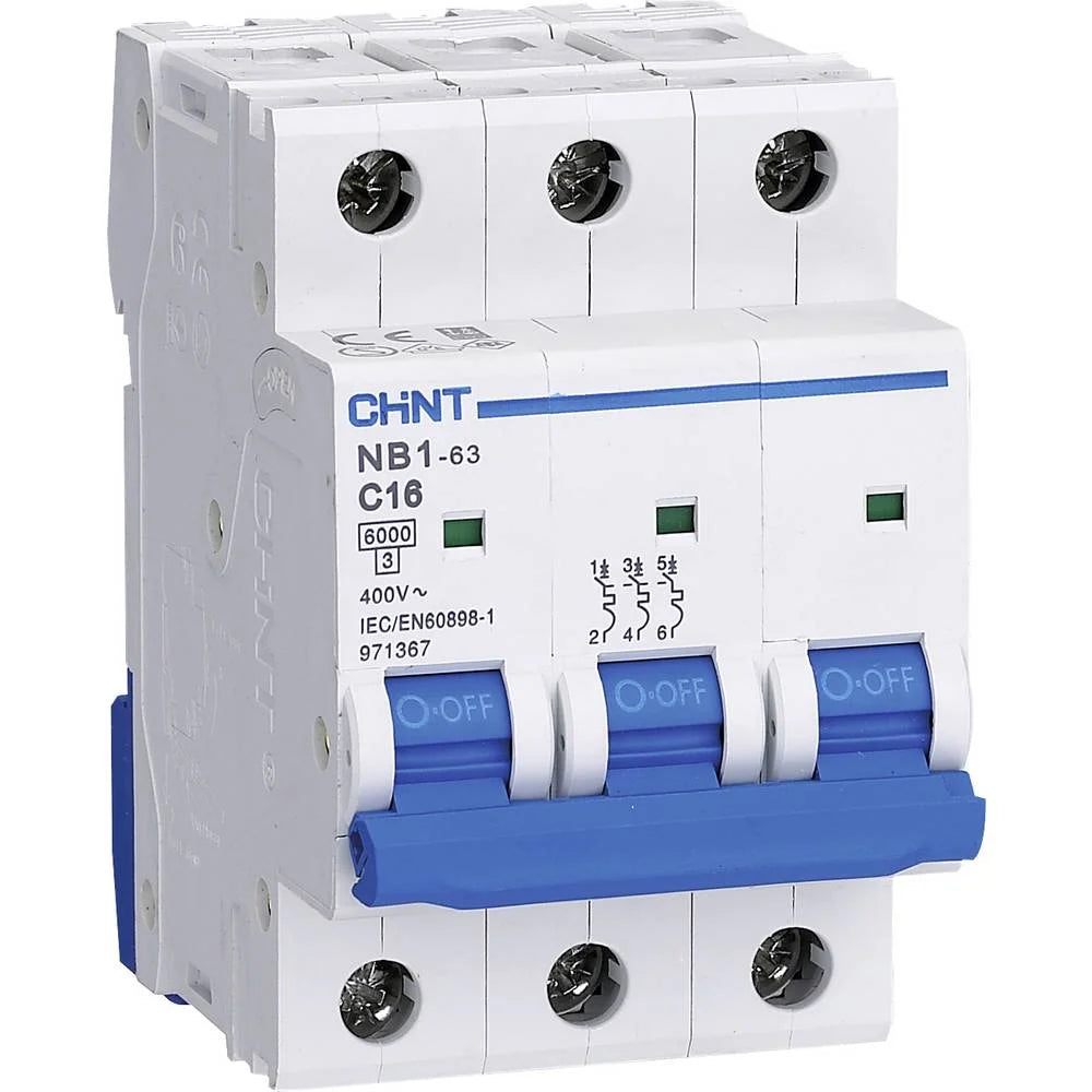 Chint NB1L-63 Leitungsschutzschalter 3polig B16/20/25/32A 6kA
