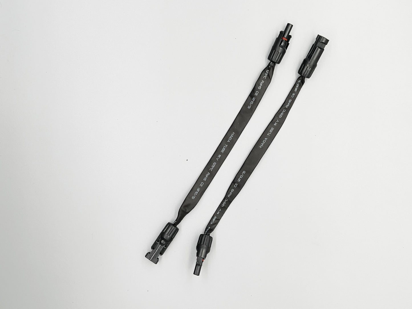 Flache Solarkabel MC4 Fensterdurchführung 6mm² Flachkabel PV Kabel für Balkonkraftwerk 2 Stück