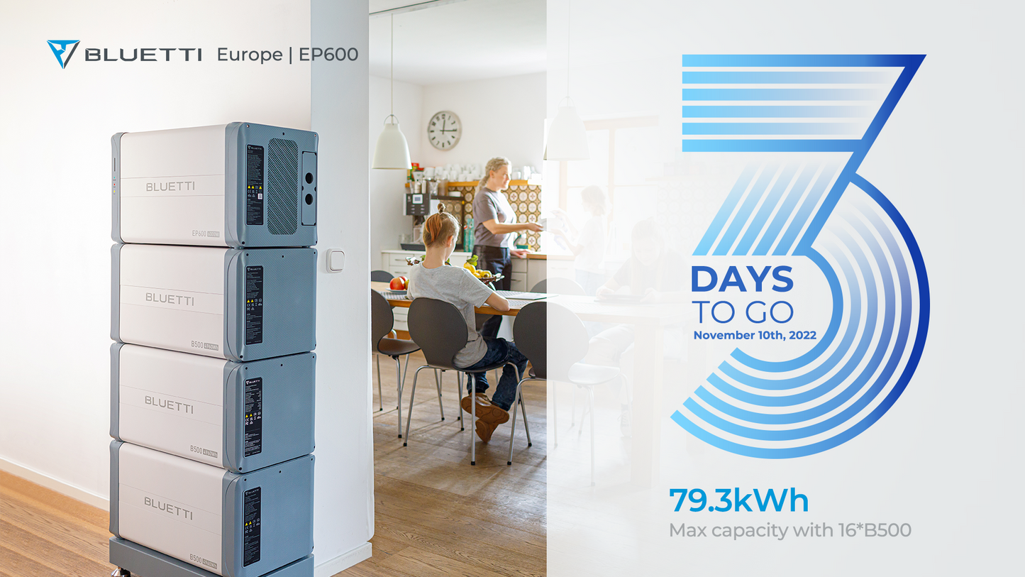 Speicher Komplettset | Bluetti Hybridwechselrichter 6 kW + Stromspeicher 10 kWh