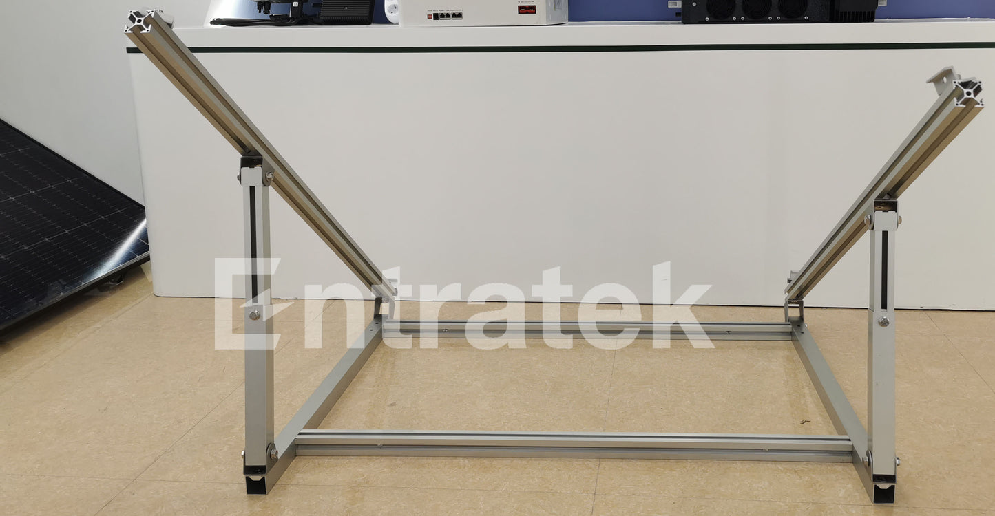 Montagesystem für 2 Solarmodule | Universal-Halterung 2.0 von PV-Module| mit Anstellwinkel 30° bis 43°