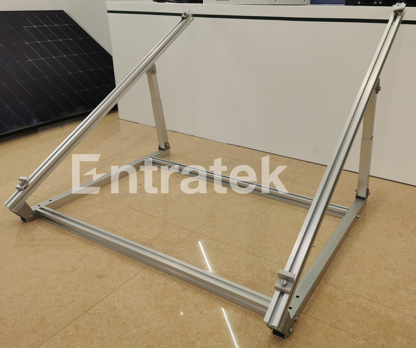 Montagesystem für 2 Solarmodule | Universal-Halterung 2.0 von PV-Module| mit Anstellwinkel 30° bis 43°