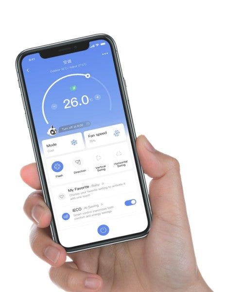 Midea PortaSplit mobiles Split Klimagerät Wärmepumpe 3,5 kW A++