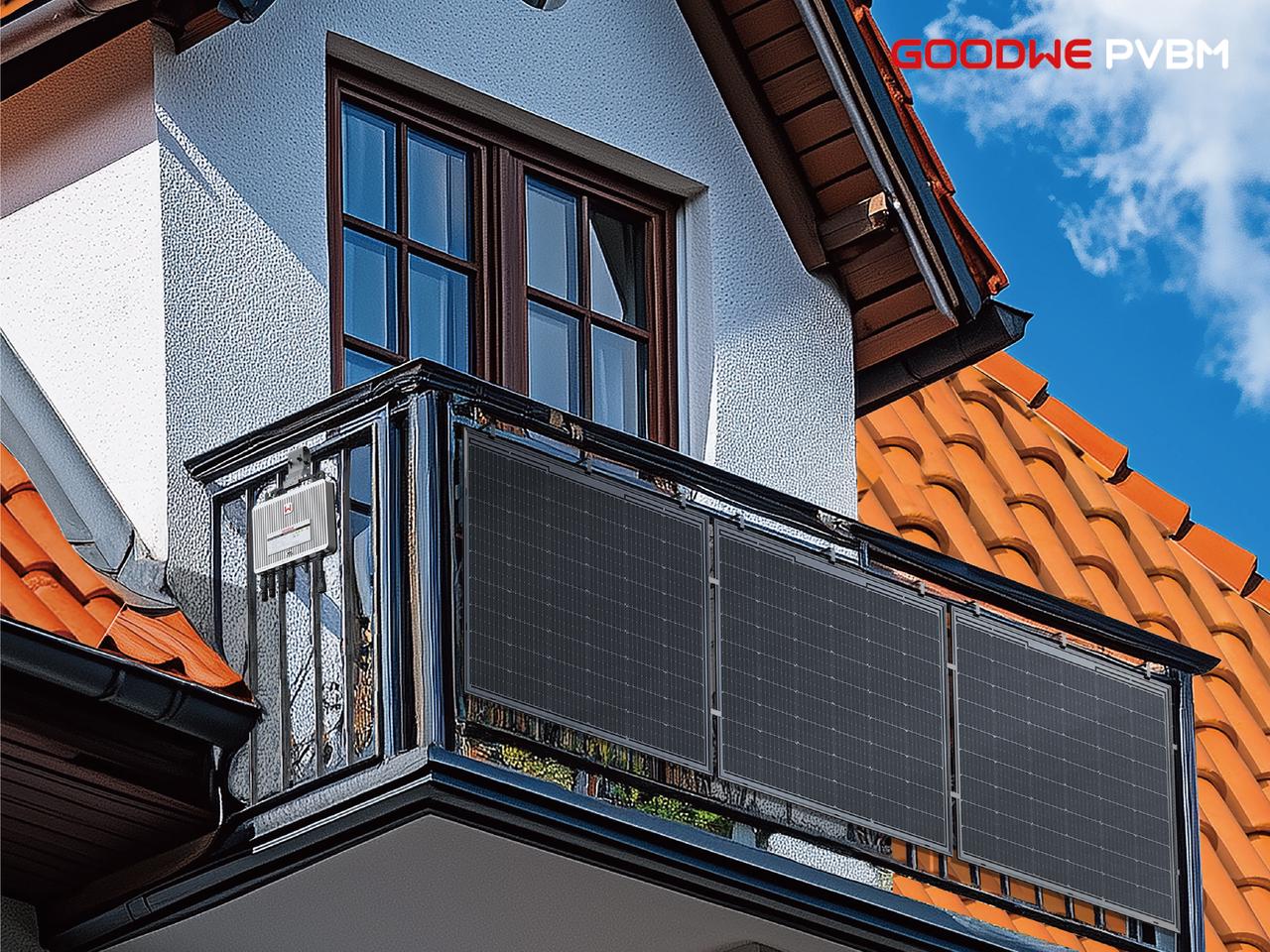 Goodwe Suncake – Das ultraleichte, flexible Entratek Balkonkraftwerk 820Wp/800W für maximale Freiheit