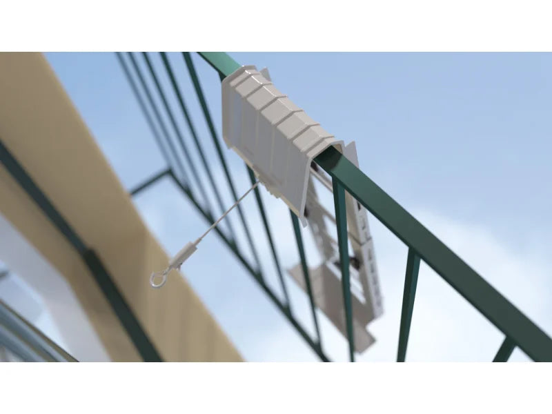 Midea Universalhalterung für die Klimaanlage PortaSplit Weiß für Dachfenster & französische Balkone
