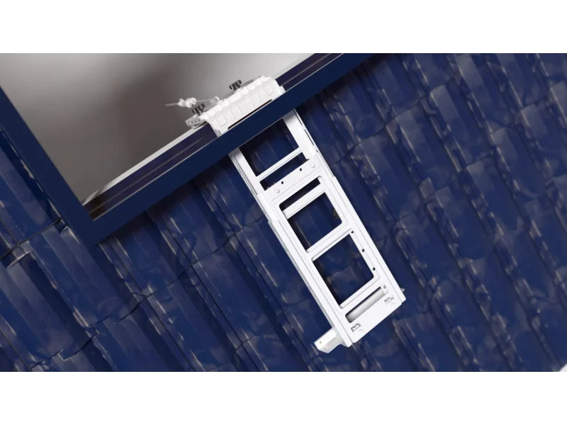 Midea Universalhalterung für die Klimaanlage PortaSplit Weiß für Dachfenster & französische Balkone