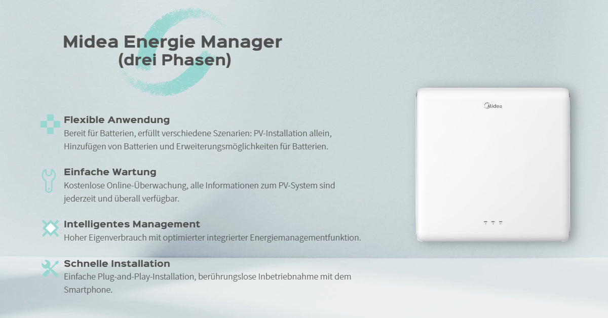 Midea MHELIOS Heim-Energiespeichersystem 10 kW+5/10/15/20 kWh