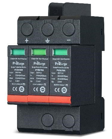 Class I + Class II (T1+T2), PV DC Surge Arresters PV50…-V-CD