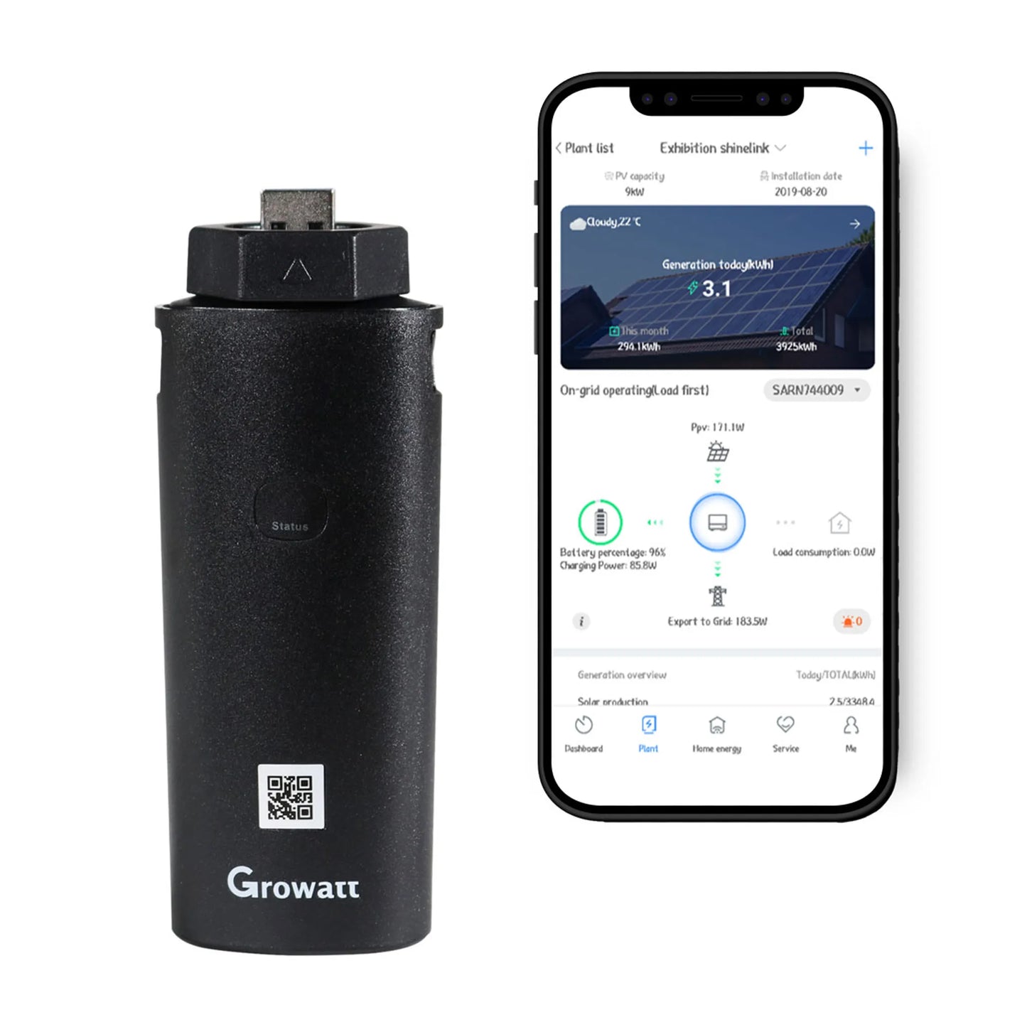 Growatt ShineWiFi-X zur Überwachung für Speicher-Set