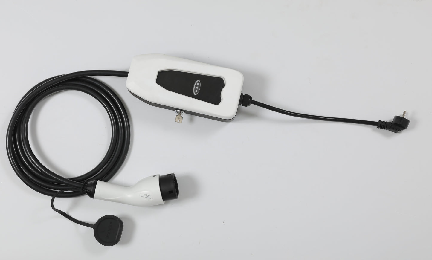 Entratek Mobiles Ladegerät Power Flex 3,7 / 7 kW mit 8 m-Kabel & Schuko / CEE32-Stecker / Typ G