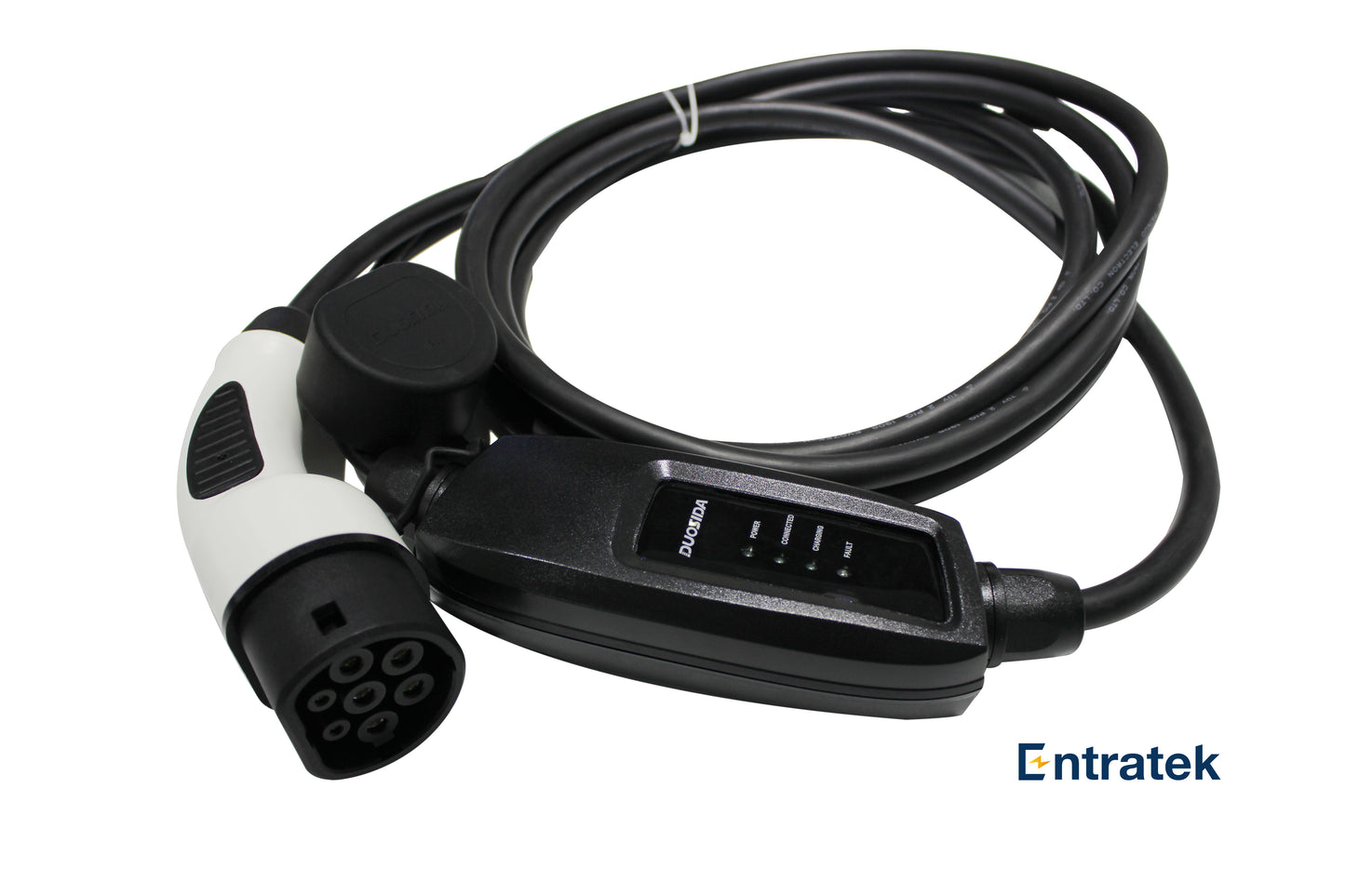 Entratek Mobiles Ladegerät Power Flex 3,7 kW mit 8 m-Kabel & Schuko