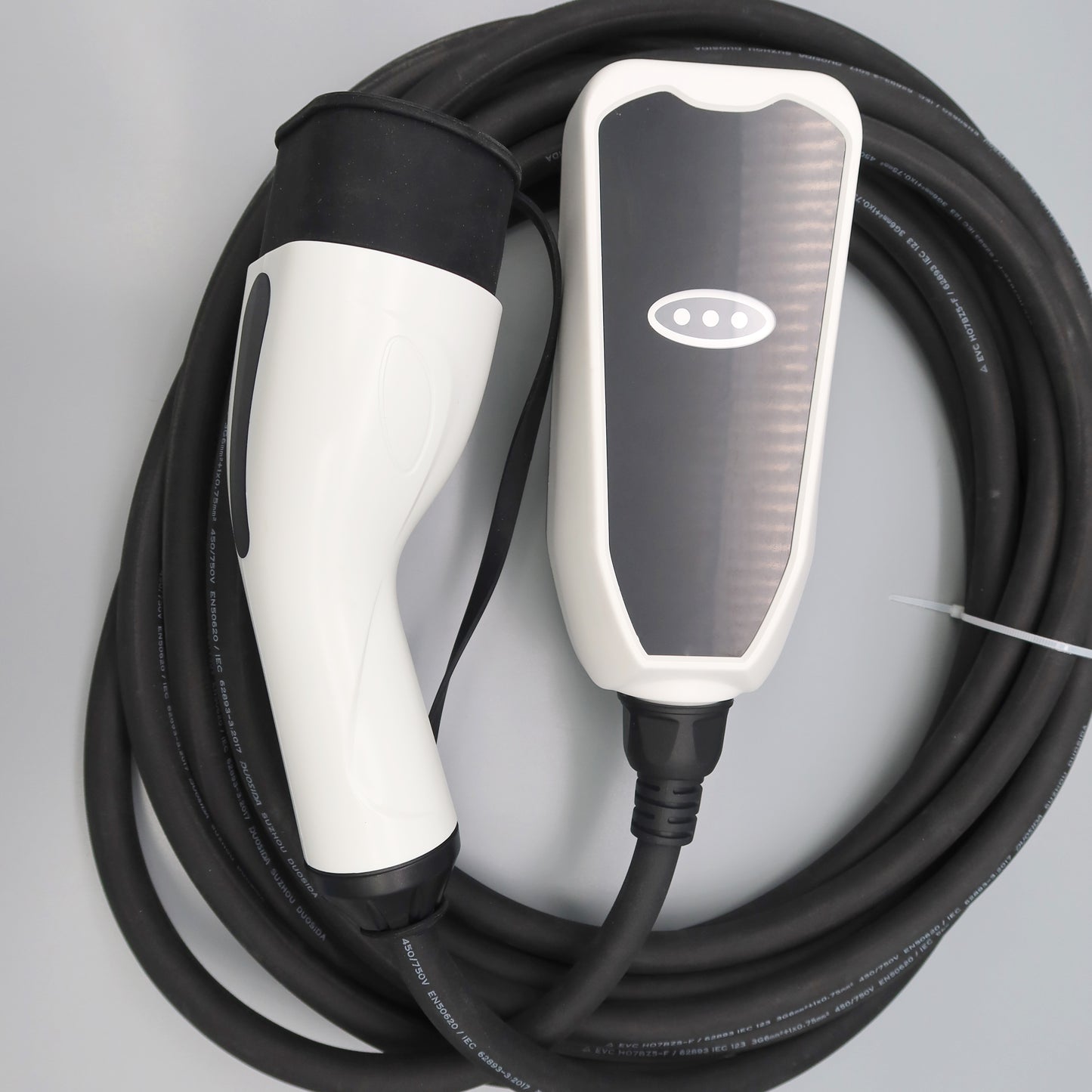 Entratek Mobiles Ladegerät Power Flex 3,7 / 7 kW mit 8 m-Kabel & Schuko / CEE32-Stecker / Typ G