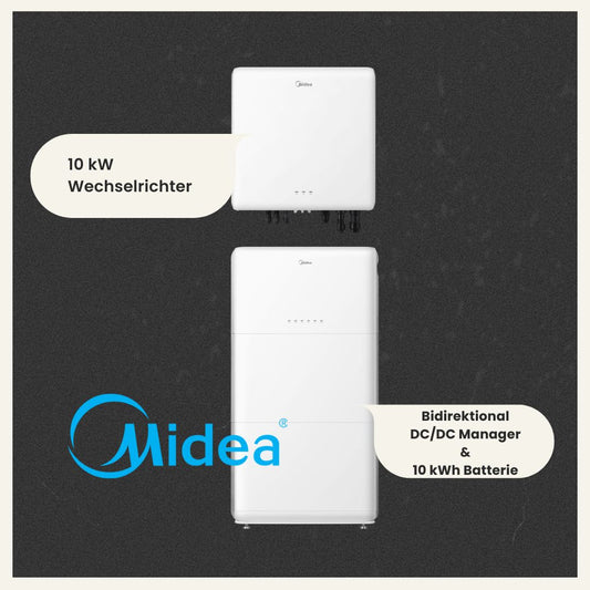 Midea MHELIOS Heim-Energiespeichersystem 10 kW+10 kWh | 6 St. als Palettenverkauf