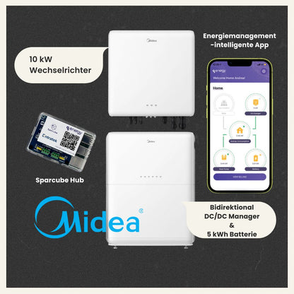 Midea MHELIOS Heim-Energiespeichersystem 10 kW+5/10/15/20 kWh