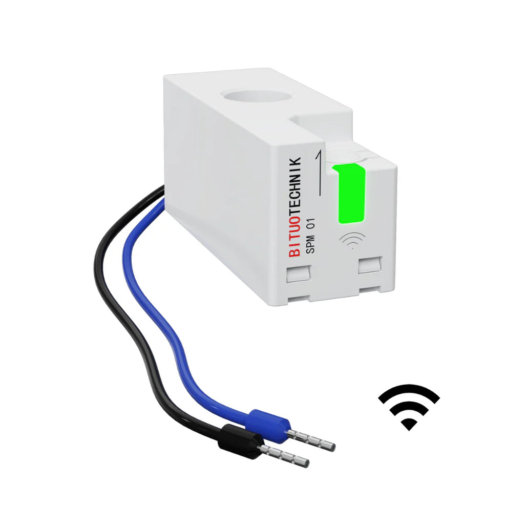 SPM01 Energy Meter / Energiemessgerät (1P+N, 63 A, Tuya Wi-Fi & Modbus/Zigbee)