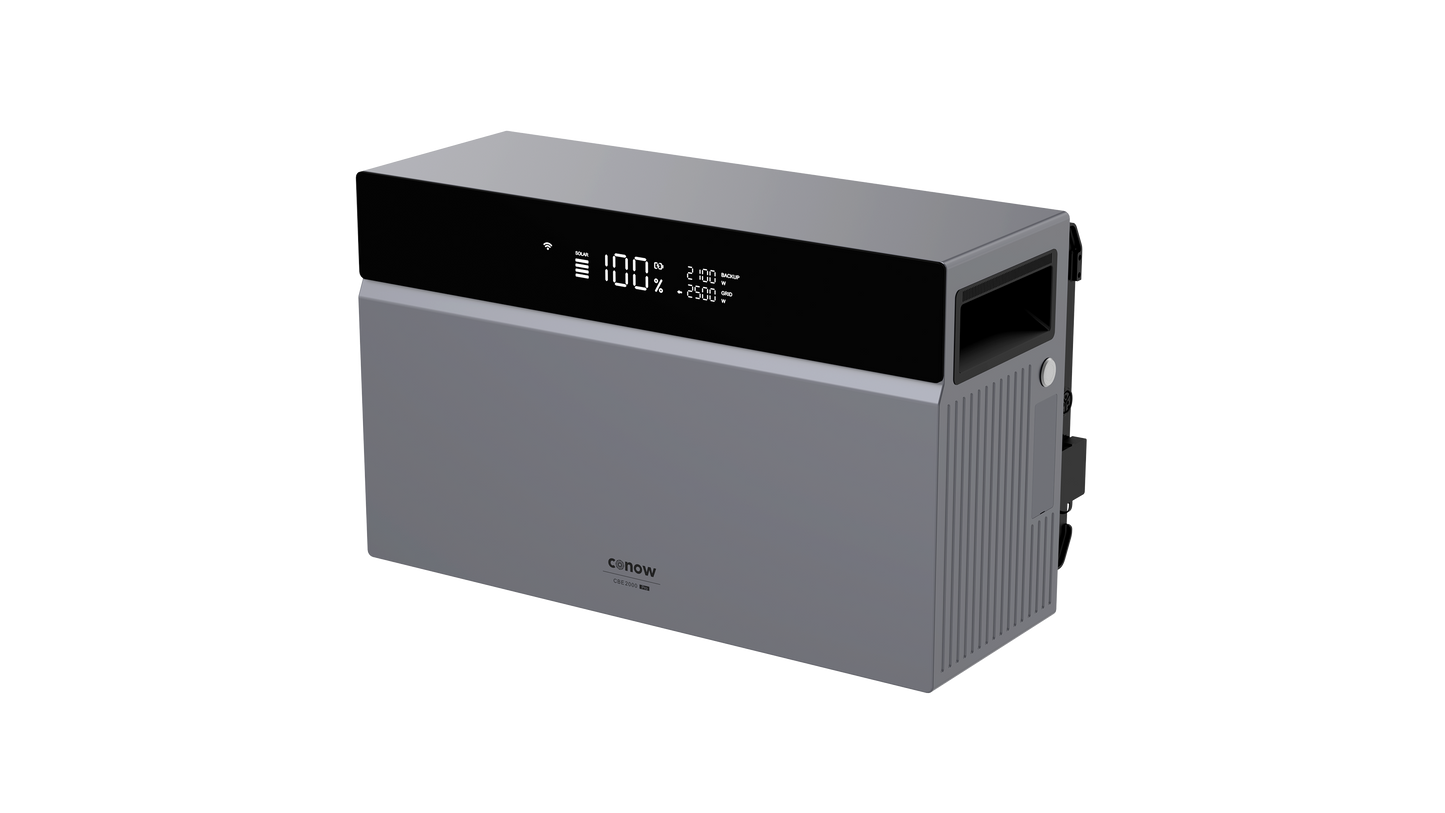 CBE 2000 Pro – 2kWh Intelligenter All-in-One Energiespeicher für Balkonkraftwerk, PV & Notstrom
