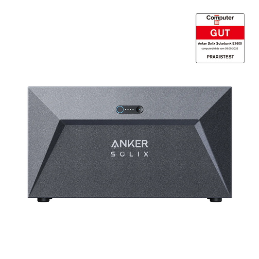 Anker SOLIX Solarbank E1600 Balkonkraftwerkspeicher/Solarstromspeicher 1600Wh