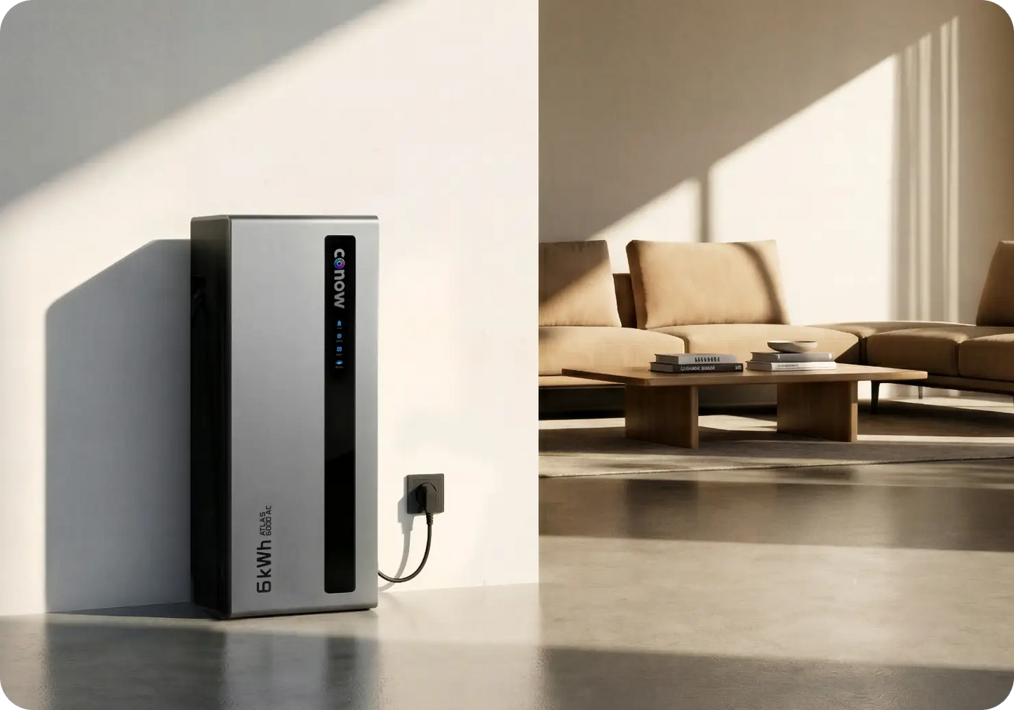 6 kWh Conow Atlas 6000 AC-gekoppelter Heimspeicher