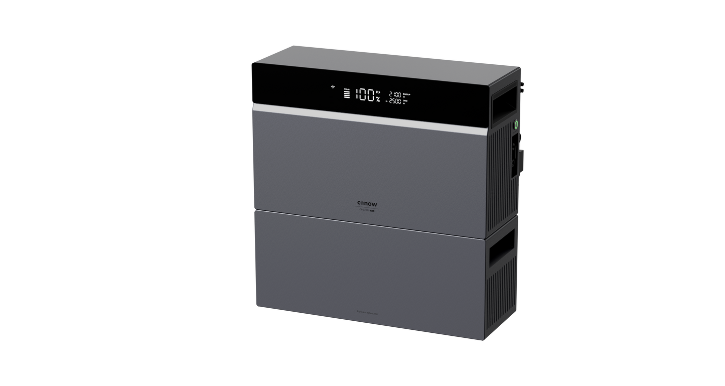CBE2000 Pro Balkonkraftwerk Speicher 2 kWh & 2 kWh Set mit Smart Meter