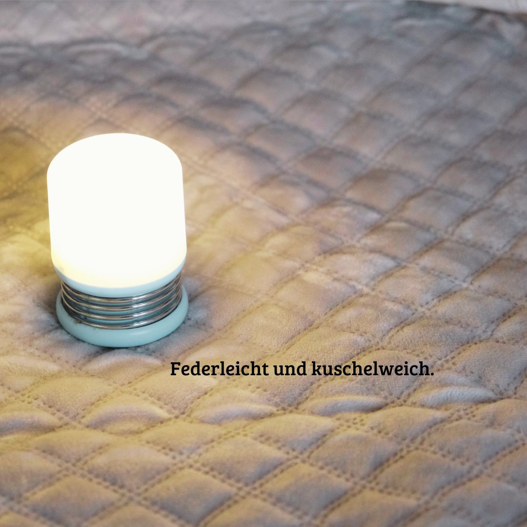 Entratek Infrarot Wärmeunterbett 150 x 80 cm Graphen-Ferninfrarot, 5 Temperaturstufen, Heizdecke