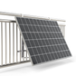 Leicht Montagesystem für 2 Solarmodule – Universal-Halterung|mit Anstellwinkel 20° bis 35°