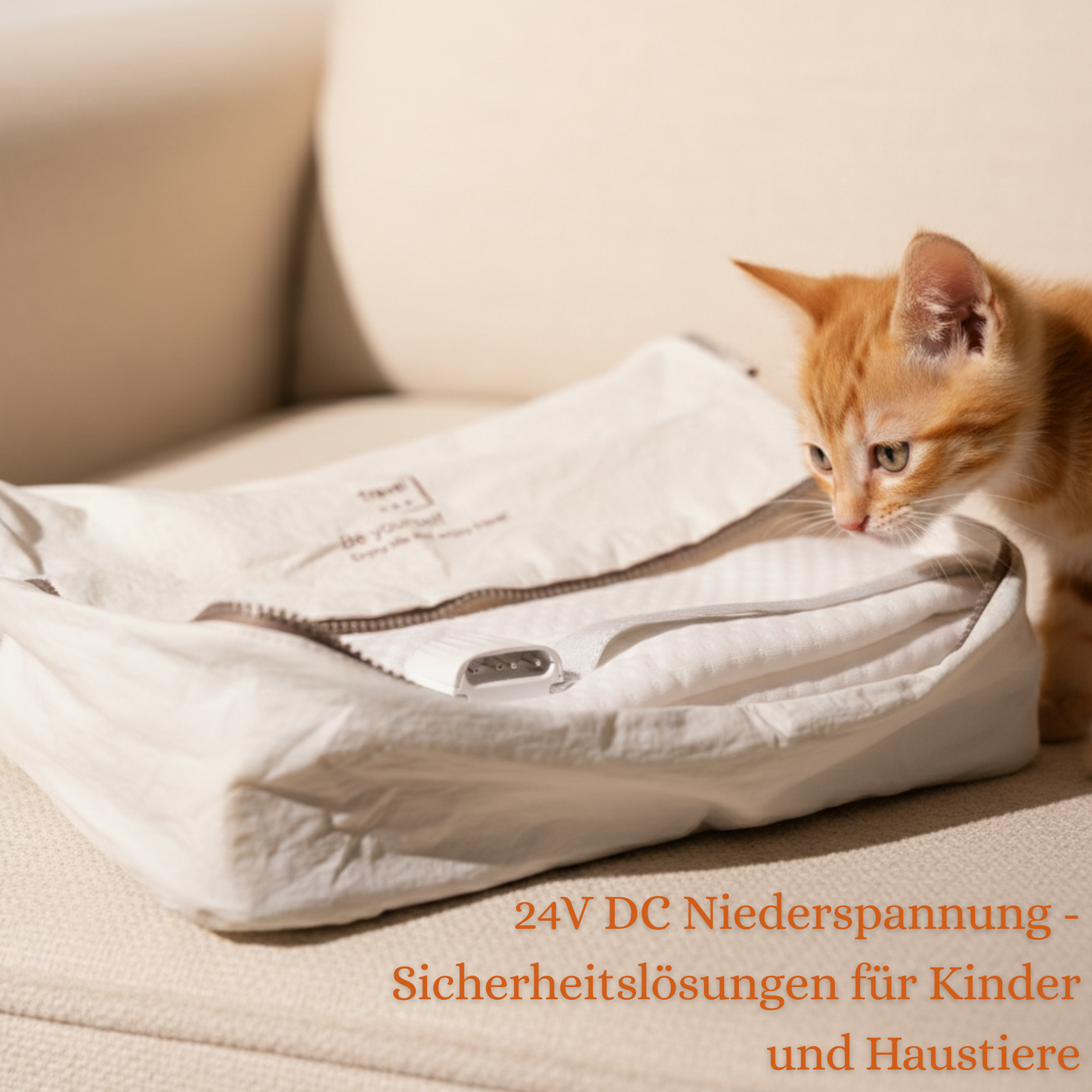 24V Infrarot-Wärmeunterbett |smarte Wi-Fi-Steuerung |Timer 1–12h|Kindersicherung