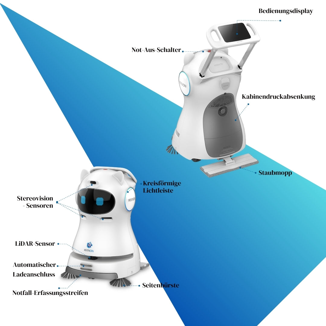 KleenBot C30 – Dein smarter Reinigungsprofi für jeden Tag