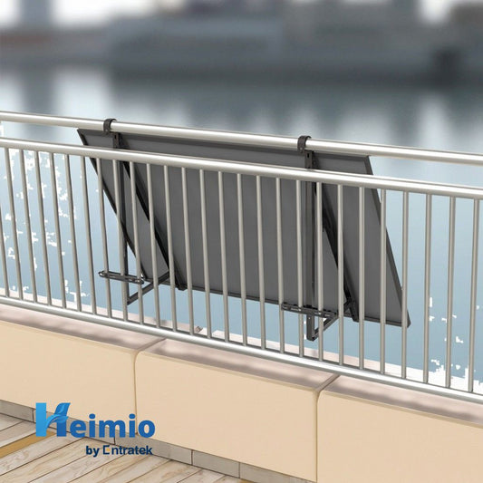 Leicht Montagesystem für 2 Solarmodule – Universal-Halterung|mit Anstellwinkel 20° bis 35°